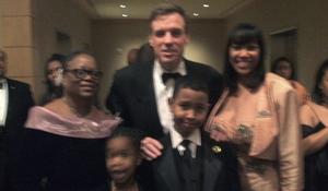 Senator Locke, Madison Odallo, Gaylene Kanoyton, Michael York with Senator Mark Warner, Virginia Inaugural Ball