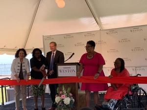 Ribbon Cutting Ceremony, Ivy Towers, Newport News