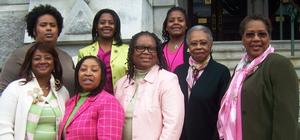 Members of Alpha Kappa Alpha Sorority on AKA Day at the Capitol.