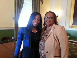  Senator Mamie Locke, Gold Medalist Gabby Douglas